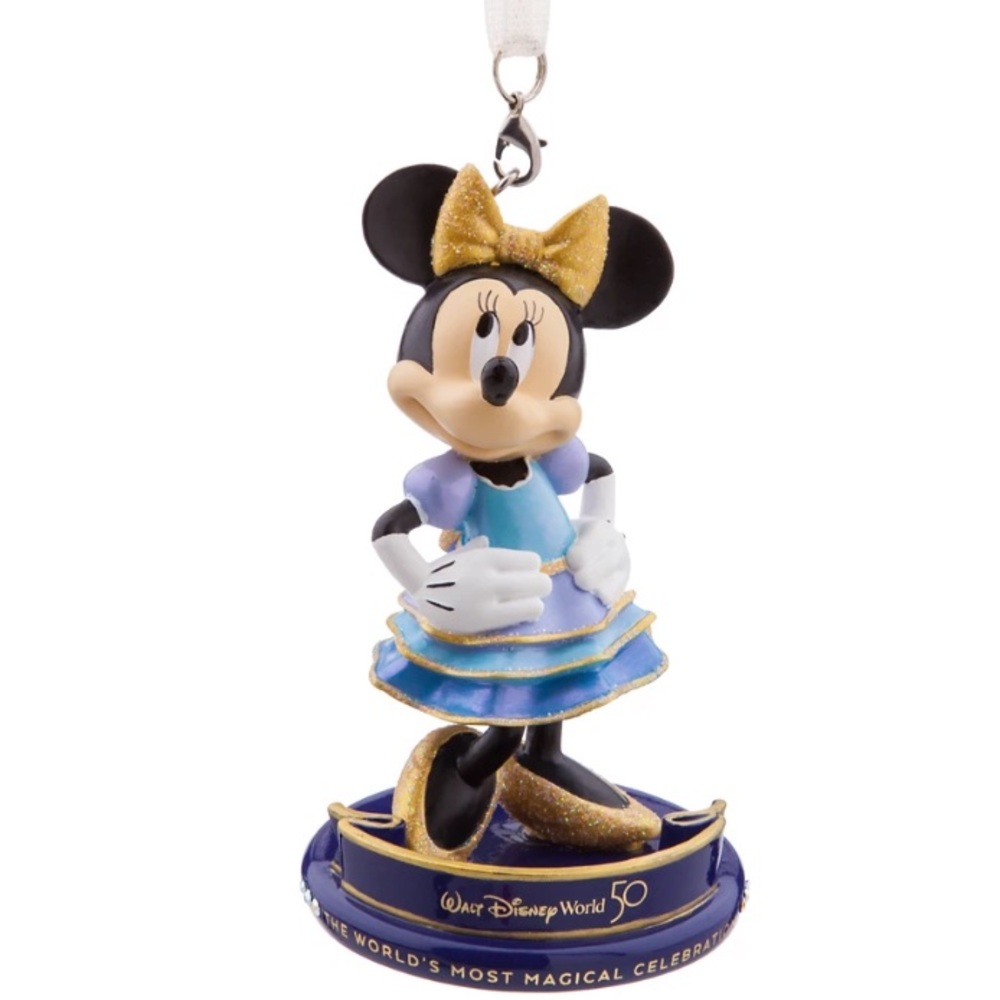 LAST ONE IN CLOSET!!! Walt Disney 50th Anniversary Minnie Mouse Figural Ornament